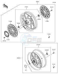 NINJA ZX-10R ZX1000SHF XX (EU ME A(FRICA) drawing Accessory(Marchesini Wheel)