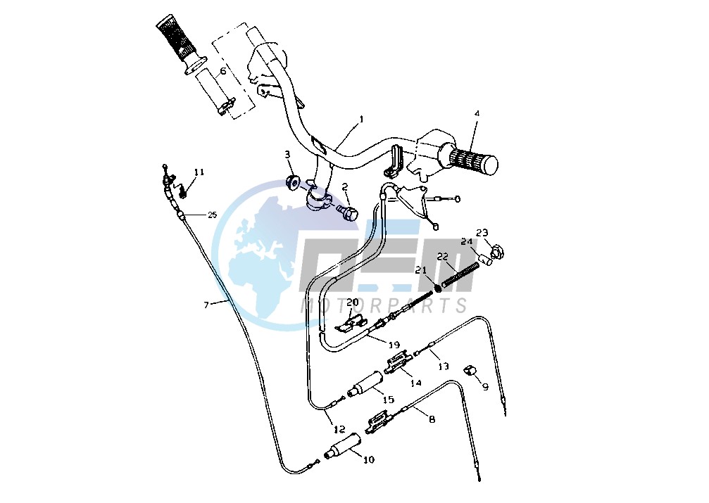 STEERING HANDLE -CABLE