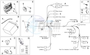 Shiver 750 drawing Electrical system II