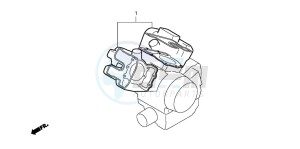 VT125C2 drawing GASKET KIT A