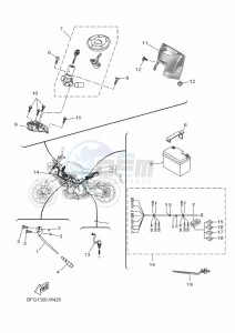 XSR125 MTM125 (BFG1) drawing ELECTRICAL 1