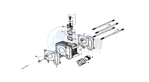 SYMPHONY ST 50 drawing CYLINDER / GASKETS