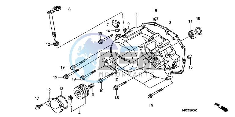 RIGHT CRANKCASE COVER