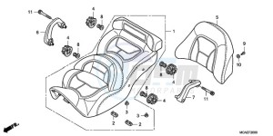 GL18009 BR / AB - (BR / AB) drawing SEAT