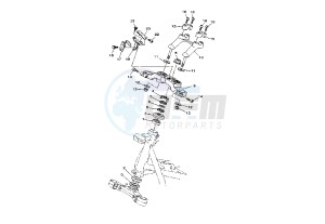 XP T-MAX BLACK MAX 500 drawing STEERING STEM