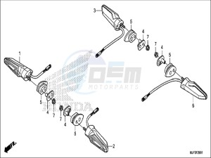 CRF1000DH 2ED - (2ED) drawing WINKER (CRF1000A/CRF1000D)