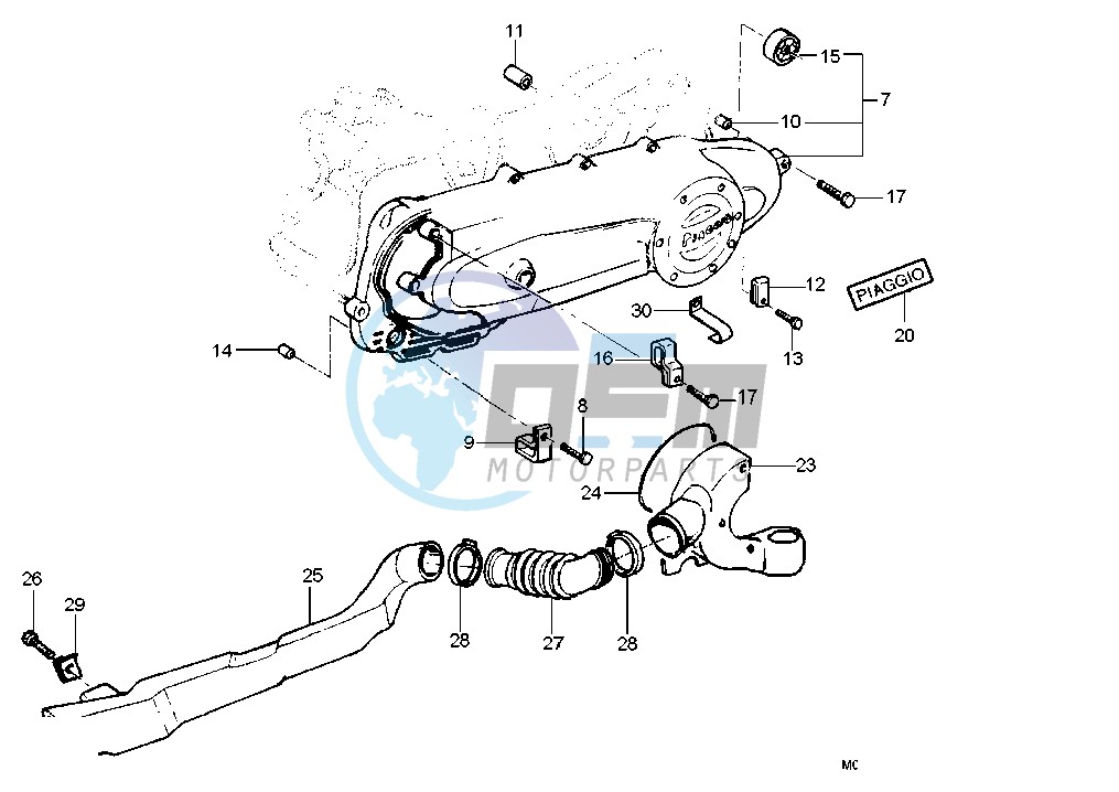 Clutch cover