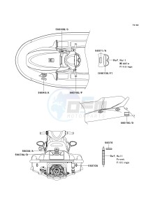 JT 1500 A [STX-15F] (A6F-A9F) A8F drawing LABELS