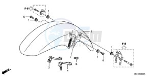 NSA700A9 Europe Direct - (ED / MME) drawing FRONT FENDER