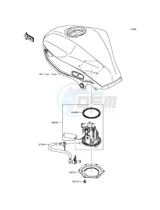 Z250SL BR250EFS XX (EU ME A(FRICA) drawing Fuel Pump