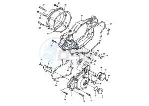 WR F 450 drawing CRANKCASE COVER