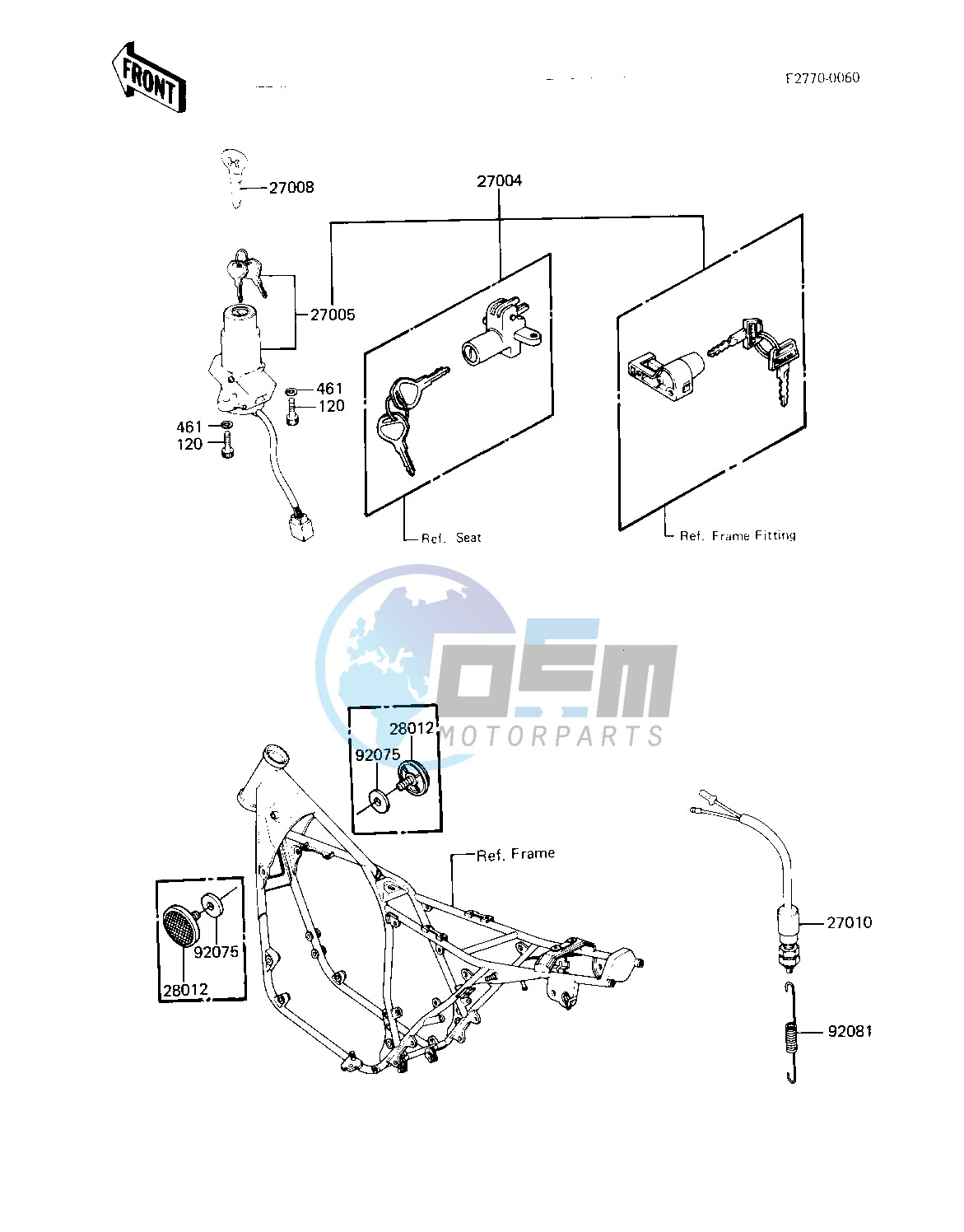 IGNITION SWITCH_LOCKS_REFLECTORS -- 82-83 A3_A4- -