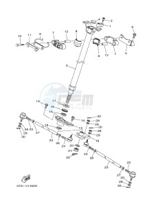 YFM700FWB KODIAK 700 KODIAK 700 (B16J) drawing STEERING