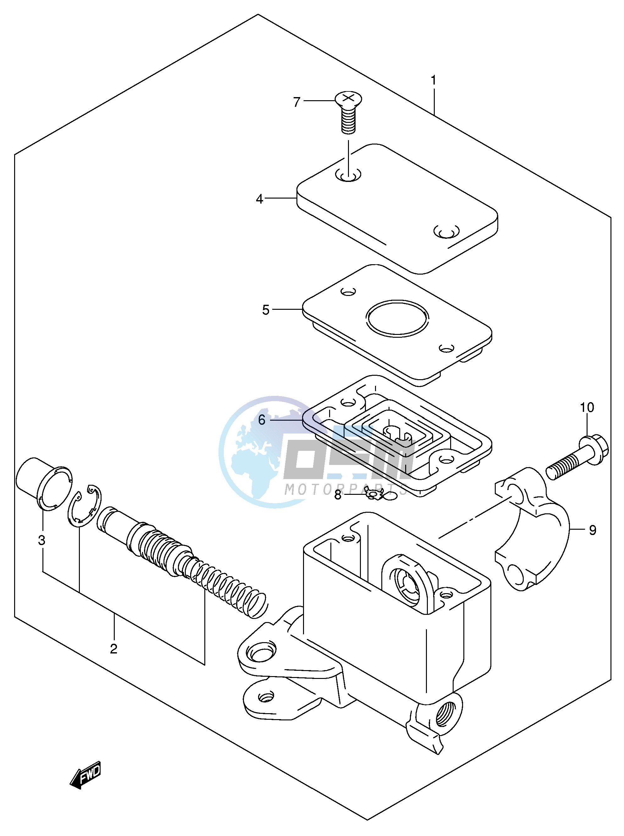 FRONT MASTER CYLINDER