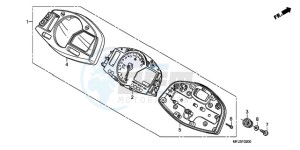 CBR600RR9 UK - (E / MME) drawing METER