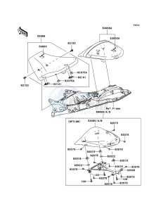 NINJA ZX-10R ZX1000D6F FR GB XX (EU ME A(FRICA) drawing Seat