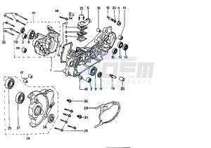 BUXY - 50 cc drawing CRANKCASE