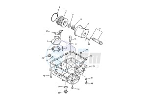 XJR 1300 drawing OIL PAN