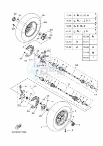 YFM450FWBD KODIAK 450 EPS (BEYL) drawing FRONT WHEEL