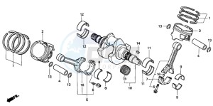 XL1000VA VARADERO drawing CRANKSHAFT/PISTON