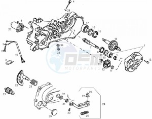 ATLANTIS BULLET - 50 cc VTHAL1AE2 Euro 2 2T AC CAN drawing Starter (Positions)