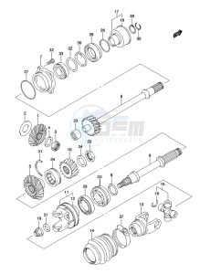 LT-A500X(Z) drawing SECONDARY DRIVE