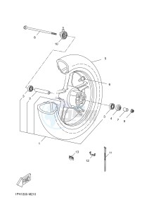 NS50F AEROX 4 (1GB1 1GB1 1GB1 1GB1 1GB1) drawing FRONT WHEEL