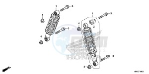 TRX500FM2H Europe Direct - (ED) drawing FRONT CUSHION