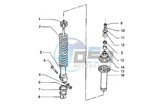 Rear Shock absorber