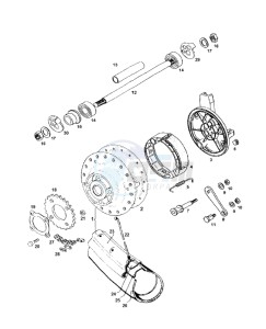 CLASSIC_XL_L1 50 L1 drawing Rear wheel