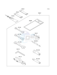 JT 900 D [900 STX] (D1) [900 STX] drawing OWNERS TOOLS