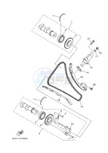 YFM700FWAD YFM70GPHG GRIZZLY 700 EPS (2UD8) drawing CAMSHAFT & CHAIN