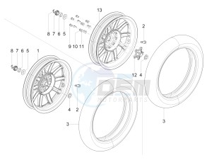 Liberty 100 4T (Vietnam) Vietnam drawing Rear Wheel