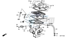 XL700VA9 Europe Direct - (ED / ABS SPC) drawing AIR CLEANER