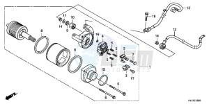 CBR250RAD CBR250R ABS 2E - (2E) drawing STARTING MOTOR