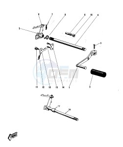 G31 M [CENTURION] (-M) 100 [CENTURION] drawing GEAR CHANGE MECHANISM