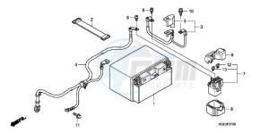 VFR1200FDB drawing BATTERY