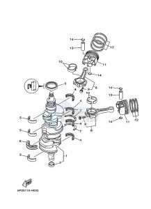 F200CETX drawing CRANKSHAFT--PISTON