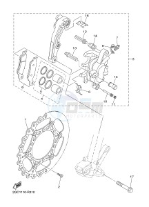 WR450F (2GC7 2GC8 2GC9 2GC9) drawing FRONT BRAKE CALIPER