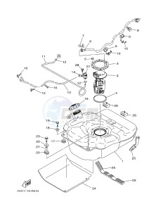 YXZ1000ES YXZ10YPSG YXZ1000R EPS SPECIAL EDITION (2HC1) drawing FUEL TANK