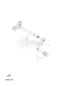 XT660Z (ABS) TENERE ABS (2BE2 2BE2 2BE2) drawing SHIFT SHAFT