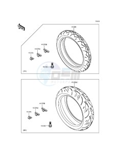 Z800 ZR800CFF UF (UK FA) XX (EU ME A(FRICA) drawing Tires