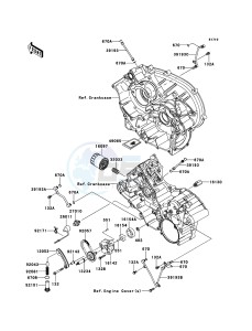 KVF650_4X4 KVF650FDF EU GB drawing Oil Pump