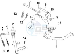 GTS 125 4T E3 drawing Stand