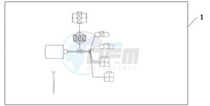 XL700V9 France - (F / CMF SPC) drawing FOG LIGHT CONTROLLER