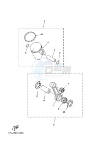 YZ85LW (1SNG 1SNJ 1SPG 1SPJ) drawing OPTIONAL PARTS 1