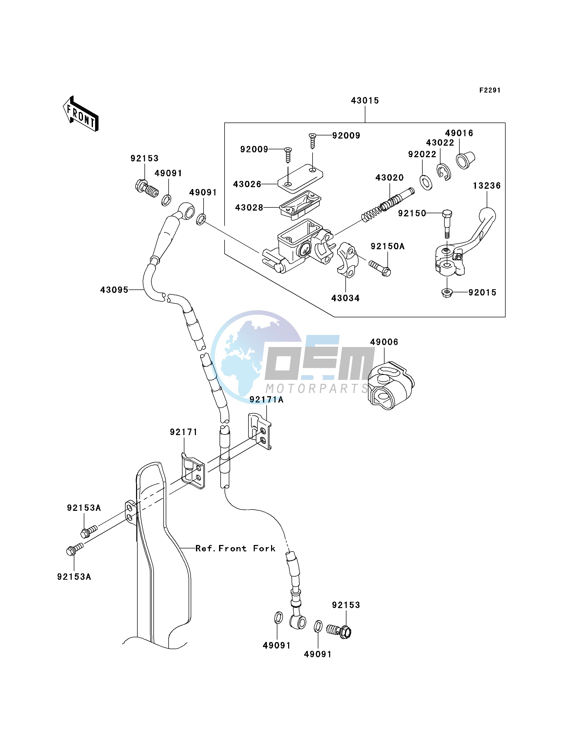 FRONT MASTER CYLINDER