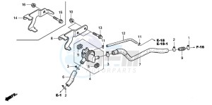 CBF250 drawing AIR INJECTION CONTROL VALVE