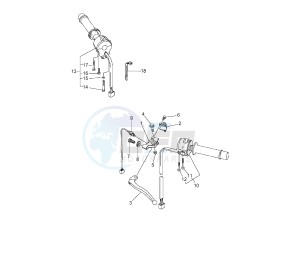 XT X 660 drawing HANDLE SWITCH AND LEVER