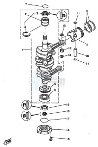 60FEDO drawing CRANKSHAFT--PISTON